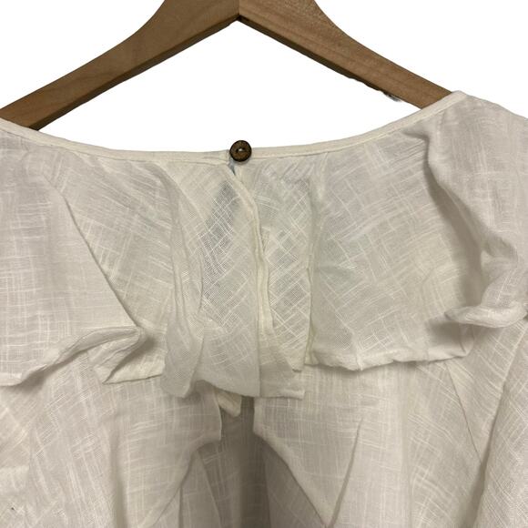 Free People Zuri Blouse in Ivory - Picture 8 of 11